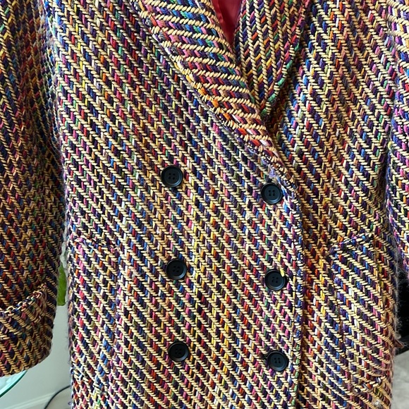 Nichole Lynel tweed coat size Large - Picture 7 of 17
